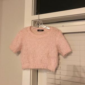 Missguided Fuzzy Crop Top